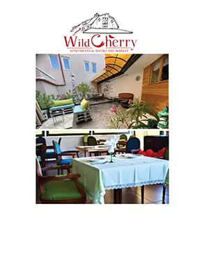 Професионално заснемане на лятна тераса и уютен интериор на бистро WildCherry от Art Spot.